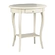 Martha End Table - Antique Ivory