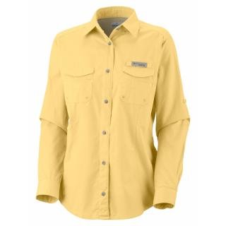 Columbia Sportswear Women's Bonehead Long Sleeve Shirt, X-Large, Lemon Whip