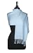 100% Pashmina BABY BLUE Shawl Wrap Woman's Scarf NEW