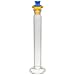 Kimble Kimax 20039P-1000 Glass 1L, +/- 5.0mL Tolerance, Class B Single-Scale Mixing Cylinder, with Polyethylene Stopper (Case of 4)