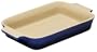 Le Creuset Stoneware 10-1/2-by-7-Inch Rectangular Baking Dish, Cobalt