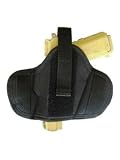 New Black Nylon Israeli Army Belt Gun Pancake Holster - Fits both sides of the waist