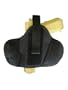 New Black Nylon Israeli Army Belt Gun Pancake Holster - Fits both sides of the waist