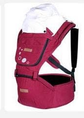 Gray 3 Pcs Hip Seat Carriers And Hat Baby Fashion Backpacks Toddler Cotton Sling Baby Hip Seat Carriers Wrap Black Red Gray Color