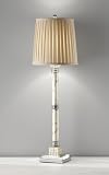 Murray Feiss 10006SSPG Keira Table Lamp, Silvered Glass