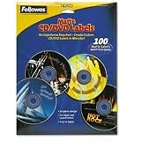 Office Products : Fellowes 99941 CD labels Matte (100 Capacity)