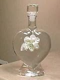 Sand Wedding Unity Ceremony Heart Decorated Deluxe Vase Bottle From Italy
