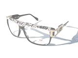 Black & White 14K Snake-Print Old School Rap Vintage EYEGLASSES Eyeglass Frames / Mens Hip Hop Glasses