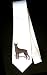 Party Decoration Necktie with dog, vicious, doberman, pet