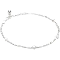 VINANI Fusskettchen Stars Silber 925 Fusskette FSA