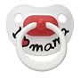 bibi silicone day-time BPA FREE soother, dental shape, Mama/Papa classic, 6 months