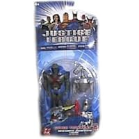 Justice League Cyber Trakers Martian Manhunter Figure with Blazebot By Mattel