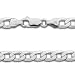 20 14K White Gold Gentle Curb Link Chain