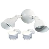 HeathZenithSL-6040-WH-C240-DegreeHalogenMotionSensingSecurityLightwith2-Sensors,White