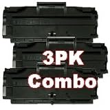 3-Pack Ricoh 430403 (TYPE 1165) Compatible Black Laser Toner Cartridge Combo for Ricoh Fax 1160, 116