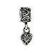 Vintage Dangling Heart Oriana Bead - Pandora Bead