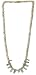 Semi Precious Gemstone Necklaces Mossagate Bead Jewelry 19 inches (mossagate502)