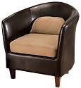 Primo Civet tub Chair, Brown