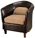 Primo Civet tub Chair, Brown