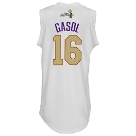 Pau Gasol Los Angeles Lakers 2009 NBA Championship Jersey