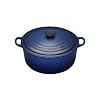 Le Creuset Cast Iron Round Casserole, Graded Blue, 20 cm