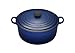 Le Creuset Cast Iron Round Casserole, Graded Blue, 20 cm