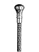 Walking stick cane - Chrome plate brass knob. This walking cane is a unisex walking a...