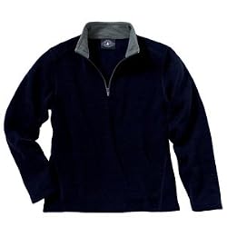 Men's Casual Eclipse Knit Fleece Pullover, Charcoal