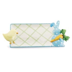 Mud Pie Rectangle Easter Platter