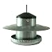 Wells Poultry Equipment - 5kg Galvanised Poultry Feeder with Rainshield