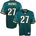 Reebok NFL Equipment Jacksonville Jaguars #27 Rashean Mathis Teal Toddler Replica Football Jersey