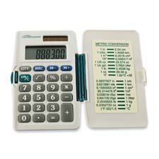 (Price/EA)8 Digit Dual Power Pocket Calculator,2-1/4x3-3/4x1/4