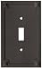 Stanley Home Designs V8060 Prairie Single Switch Plate, Oil-Rubbed Bronze