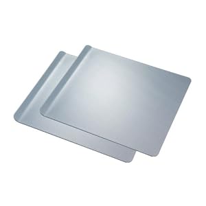 Airbake Ultra Nonstick Large and Medium Cookie Sheet Set by T-Fal