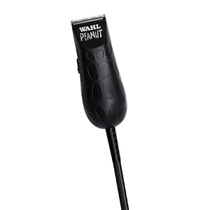 Wahl Peanut Shaped Professional Clipper / Trimmer with 4 Cutting Guides (Model# 8655) Color: BLACK