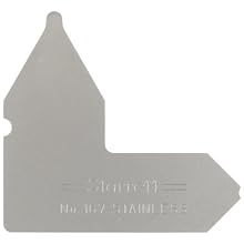 Starrett 167-3/64 Stainless Steel Radius Gauge - Inch, 3/64" Radius