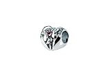 Morellato - SCZ80H - Drops Femme en Acier - Motif Cadeau Coeur - Cristal Rouge