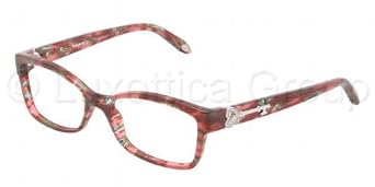 Shopping Clothes : TIFFANY Eyeglasses TF 2064B 8146 Red 51MM Best Price