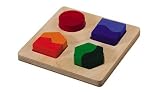Plan Toys Preschool Series Shape Matching Board