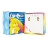 14K Gold Walt Disney Childrens Care Bear Studs