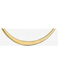 12mm to 6mm Graduated Omega Necklace 16"