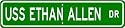 USS ETHAN ALLEN SSN608 SSN 608 Street Sign