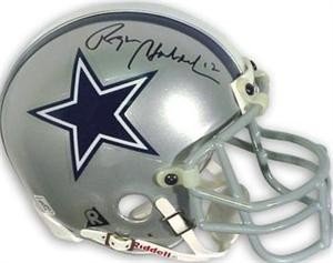 Roger Staubach Autographed/Hand Signed Dallas Cowboys Football Mini Helmet