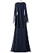 Mother of the Bride Gown Dresses with Cape Navy Blue Size 6