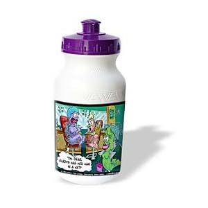 Londons Times Fish Fishing Deep Beneath Cartoons - Fish In A Net - Water Bottles