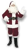 Velveteen Santa Claus Suit Costume Size Adult XL