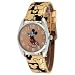 Disney Mickey Mouse Watch w/ Moving Hands ( Golden Tone )