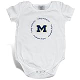 Michigan Wolverines Onesie Linens Baby Body Suit - NCAA College Athletics