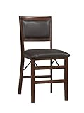 Triena Pad Back Folding Chairs, Set of 2