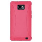 New Silicone Skin Jelly Case Baby Pink For Samsung Galaxy S Ii Gt I9100 Fashionable Flexible by AMZER